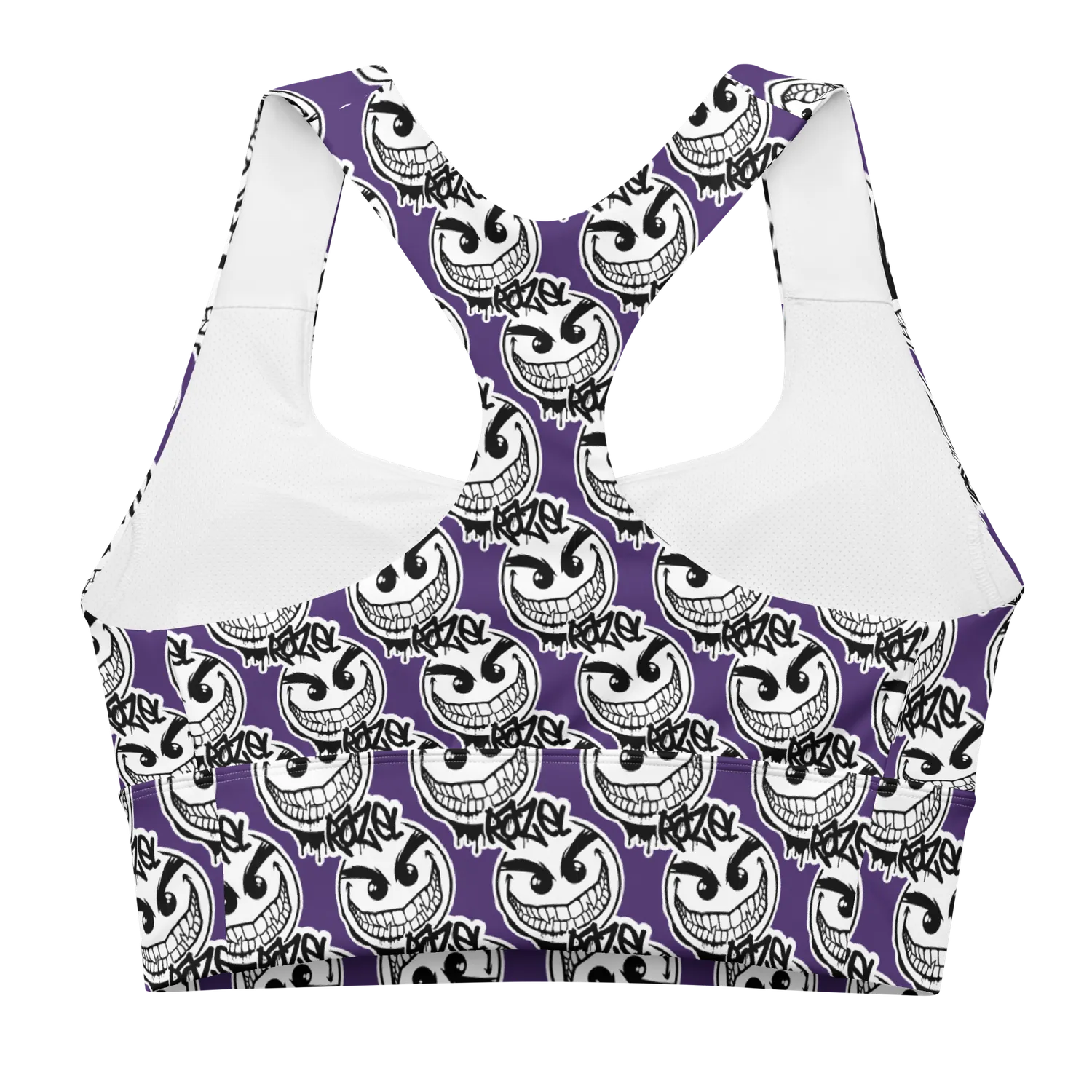 Razel Gang Drip Face Motif crop top sport