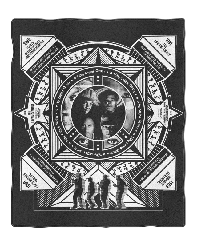 Tribe Called Quest ATCQ Flyer deken 54x60 polyester