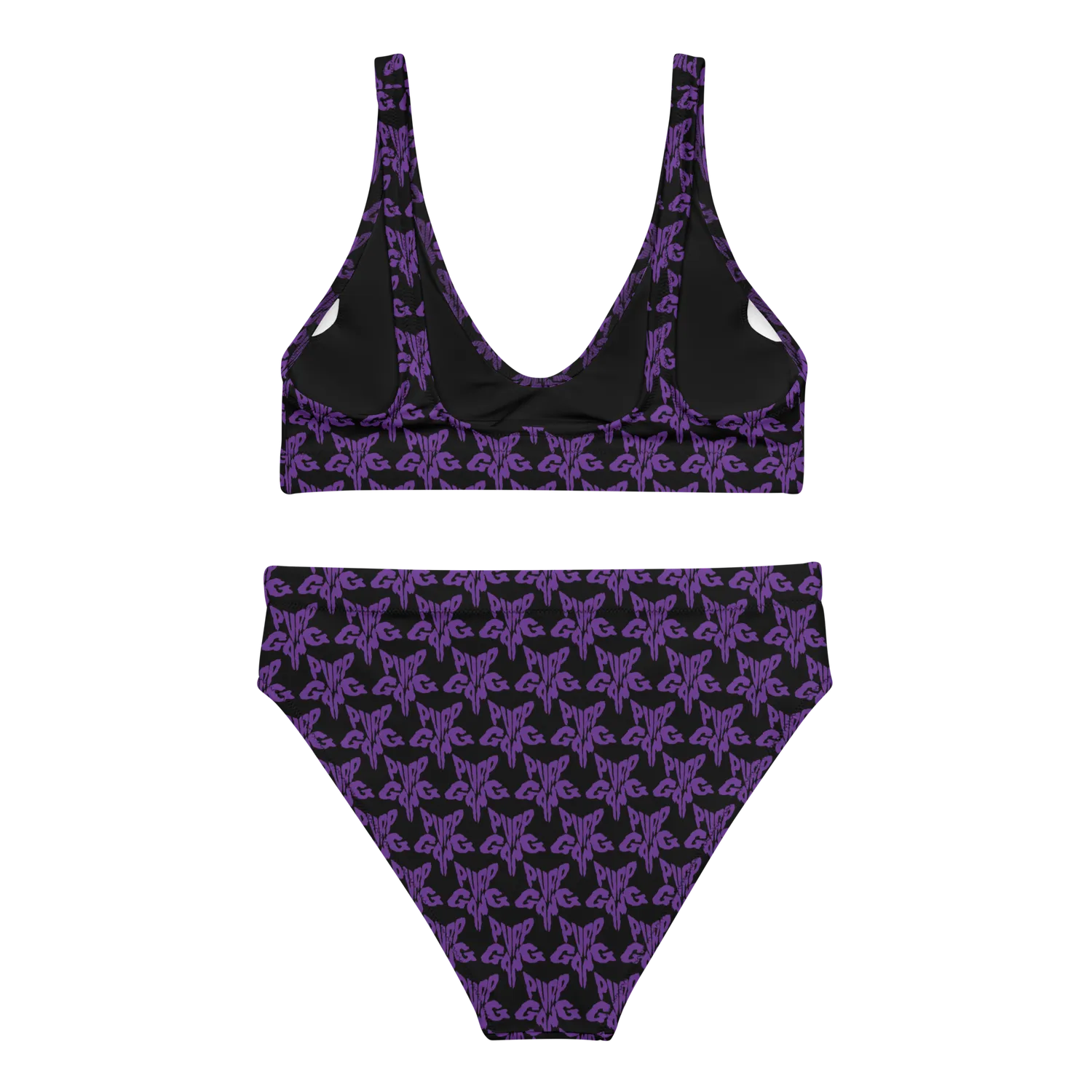 Razel Purp Gang Rock Star bikini padded met print