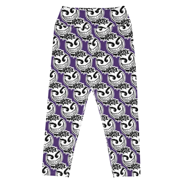 Razel Gang Drip Face yoga capri high waist