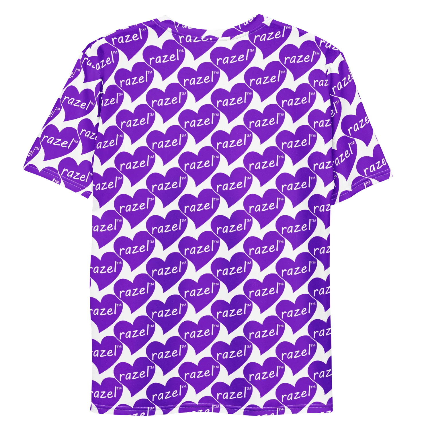 Razel Purple Hearted Motif Tee T-shirt regular