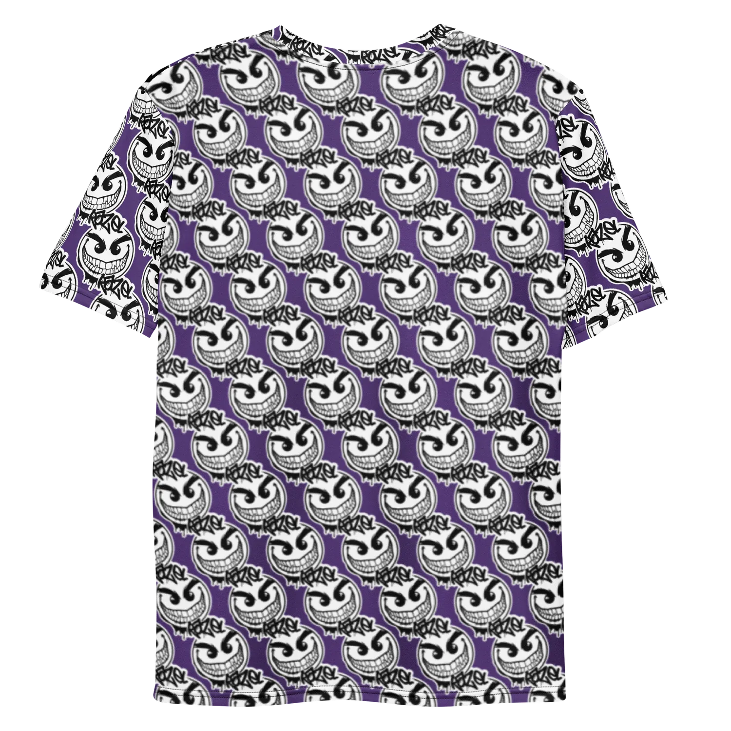 Razel Gang Drip Face Motif T-shirt stretch regular fit