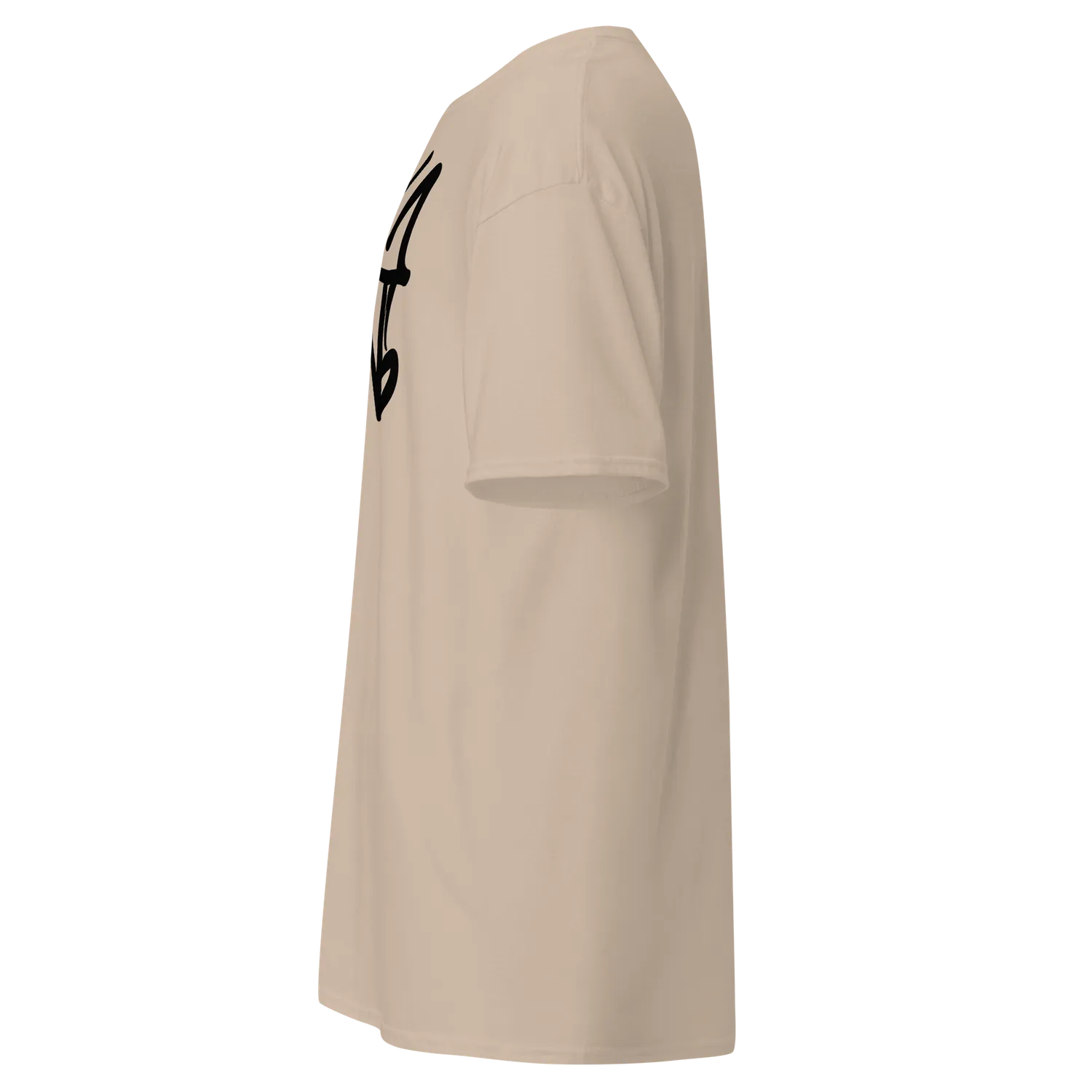 Razel Fort Collins Tagged T-shirt zwart katoen chest
