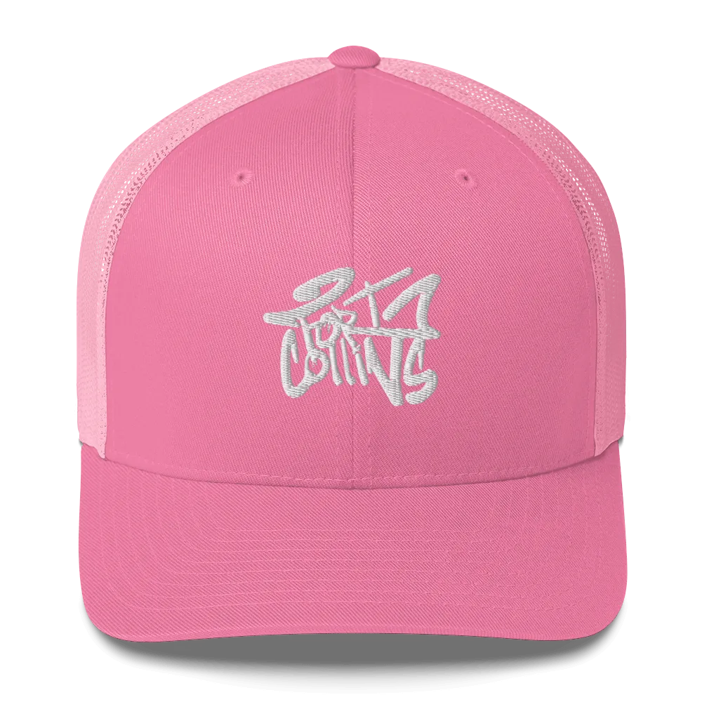 Razel Fort Collins trucker pet wit katoen