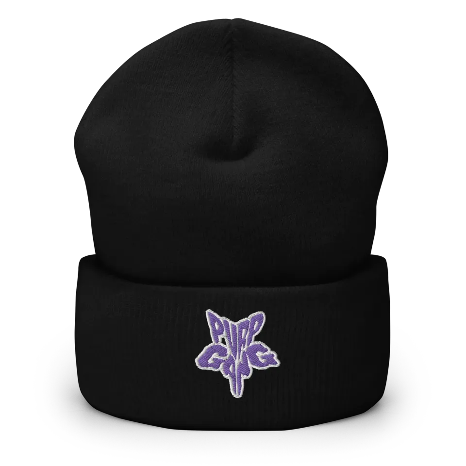 Razel Purp Gang Rock Star beanie zwart