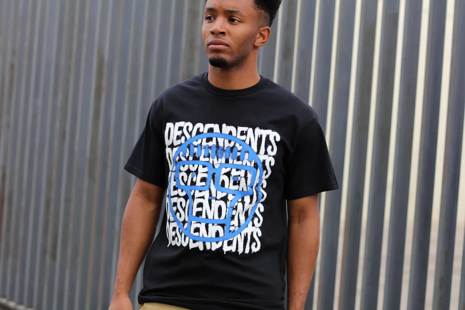 Descendents Spray Repeater t-shirt zwart katoen