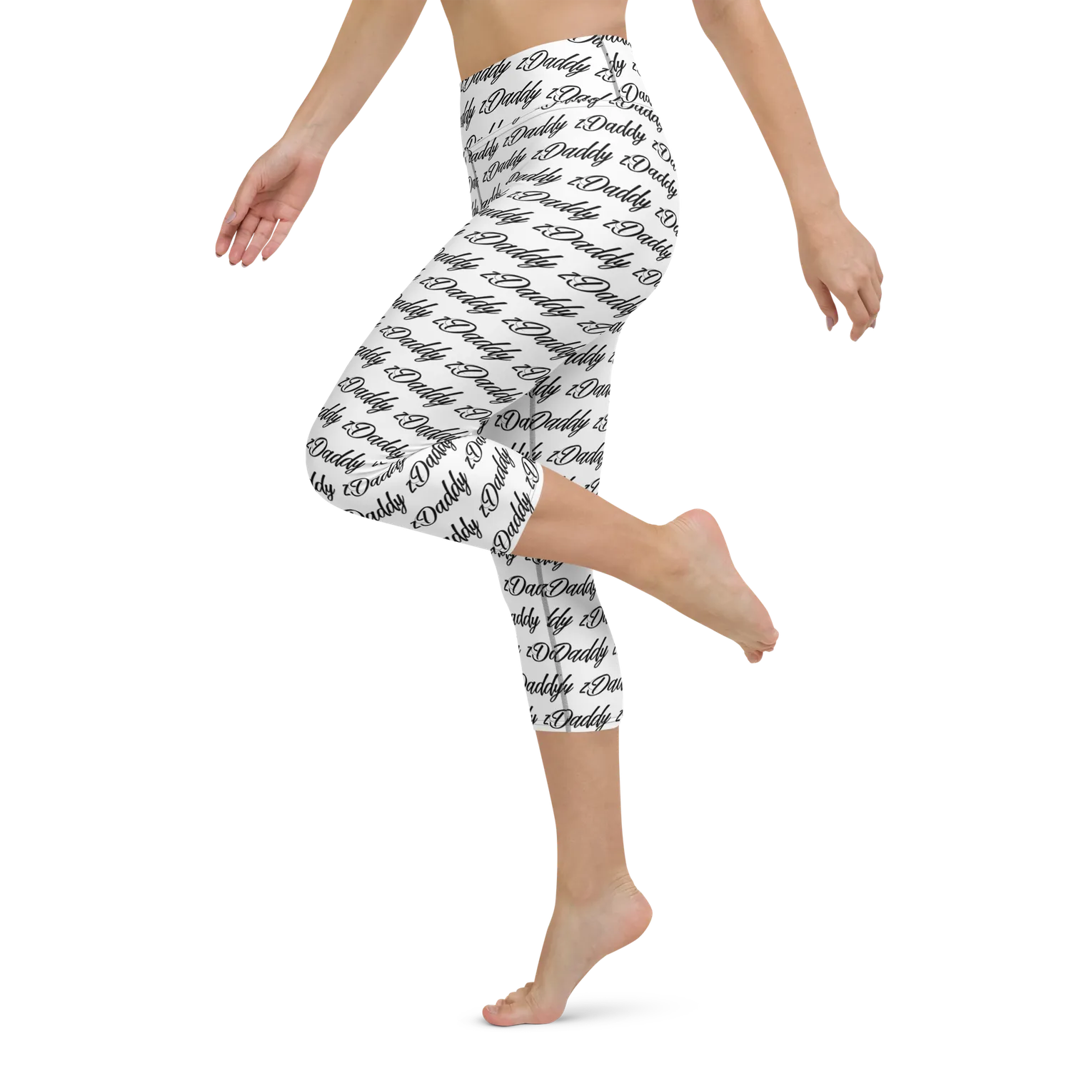 Razel zDaddy Motif Yoga Capris legging halflang
