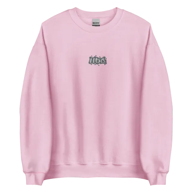 Razel Hoe Crewneck Sweater Zwart L Geborduurd