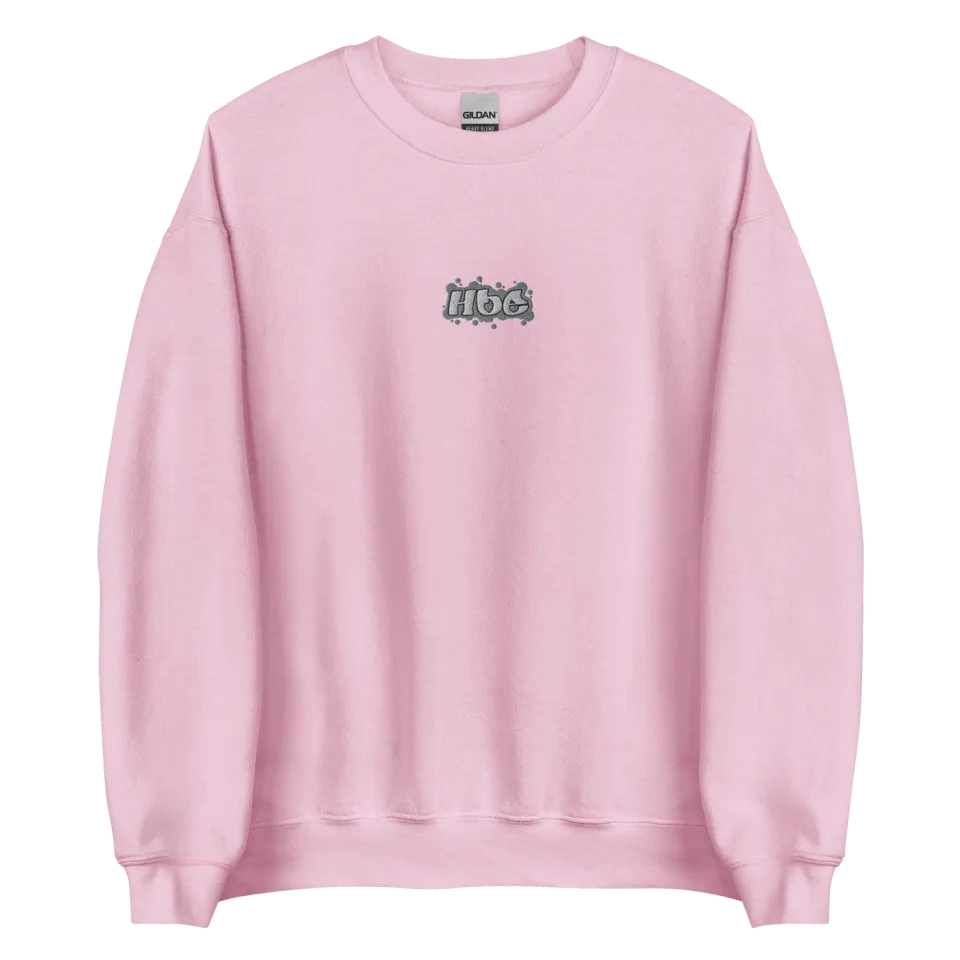Razel Hoe Crewneck Sweater Zwart L Geborduurd