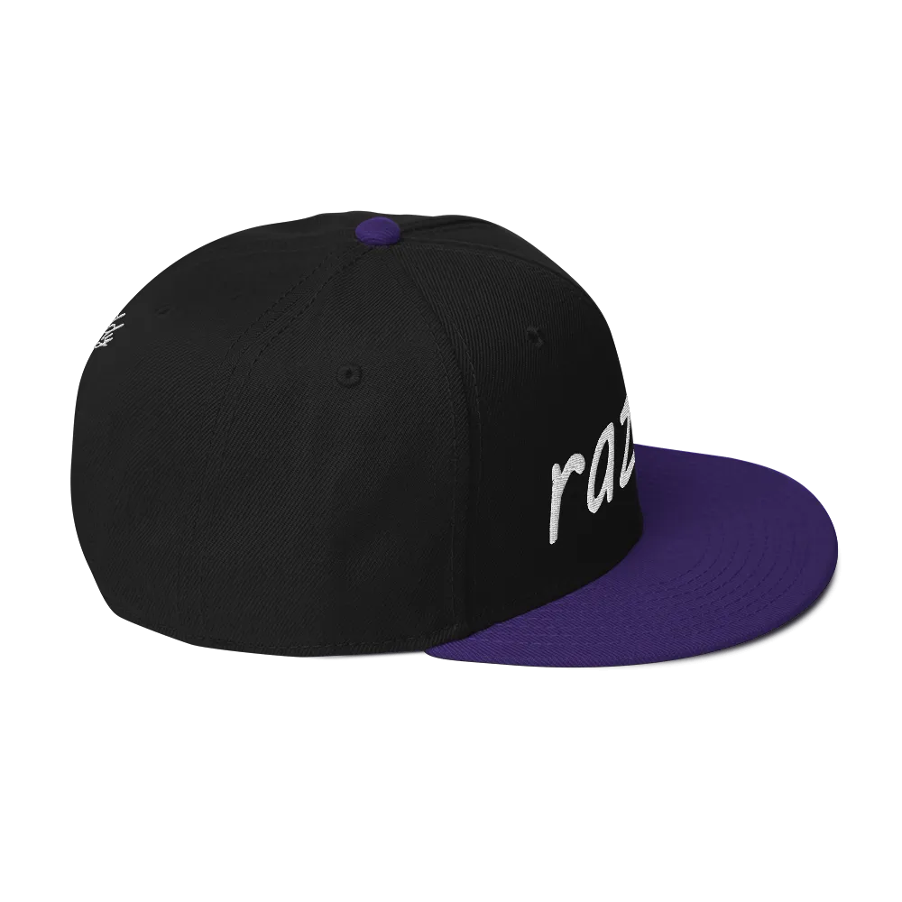 Razel witte snapback pet katoenmix