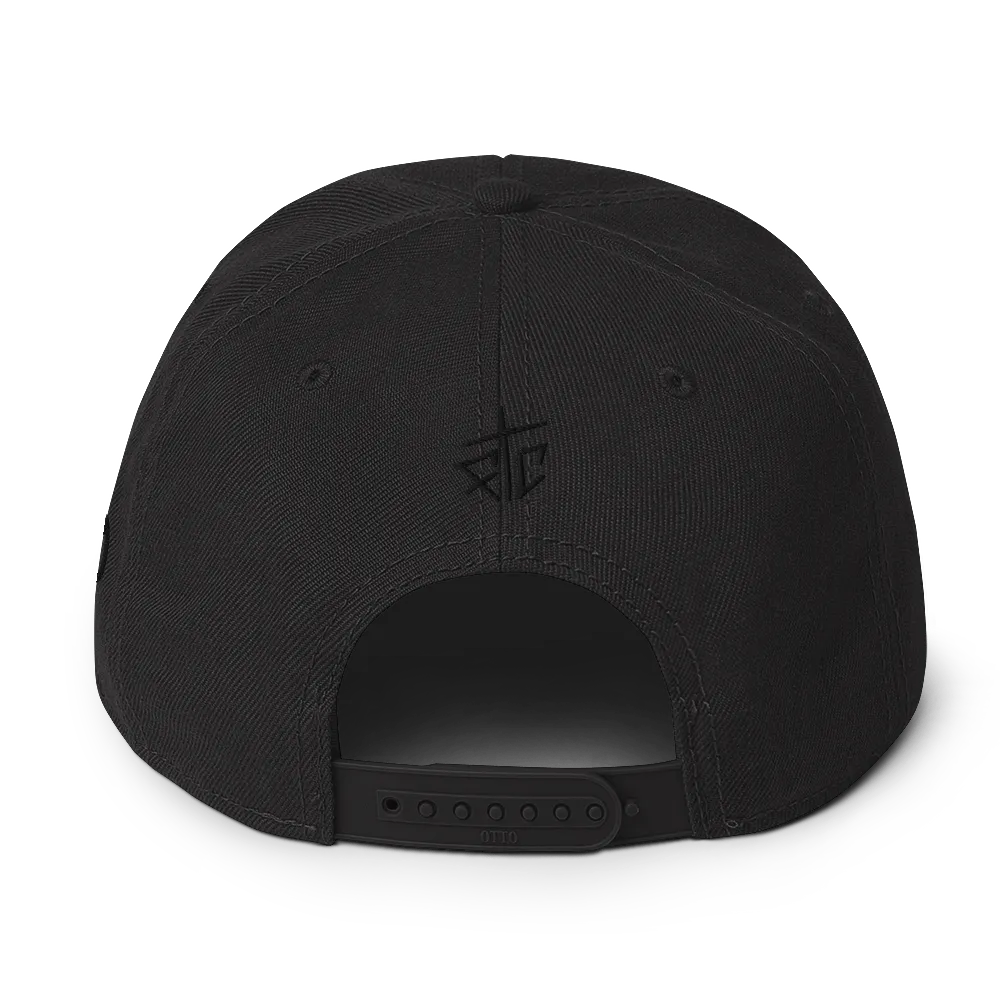 Razel Fort Collins snapback pet zwart wolmix