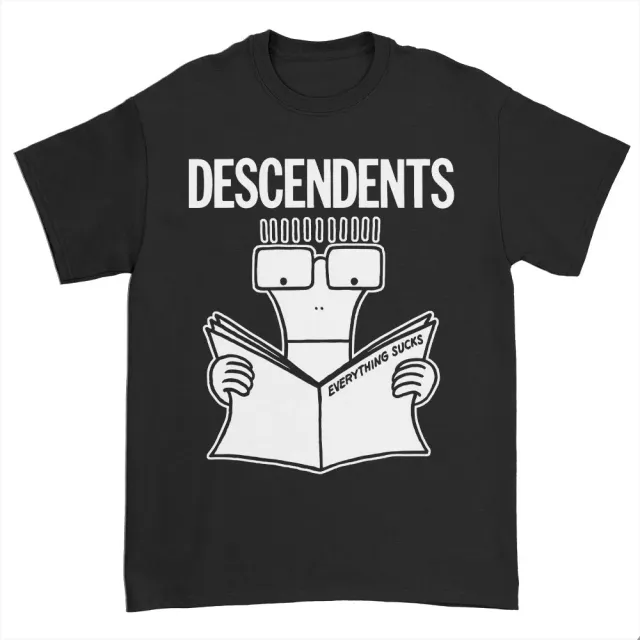 Descendents Everything Sucks T-shirt zwart katoen