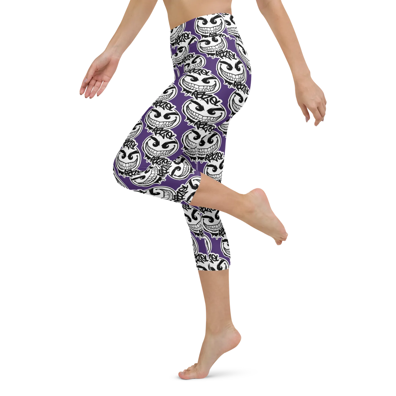 Razel Gang Drip Face yoga capri high waist