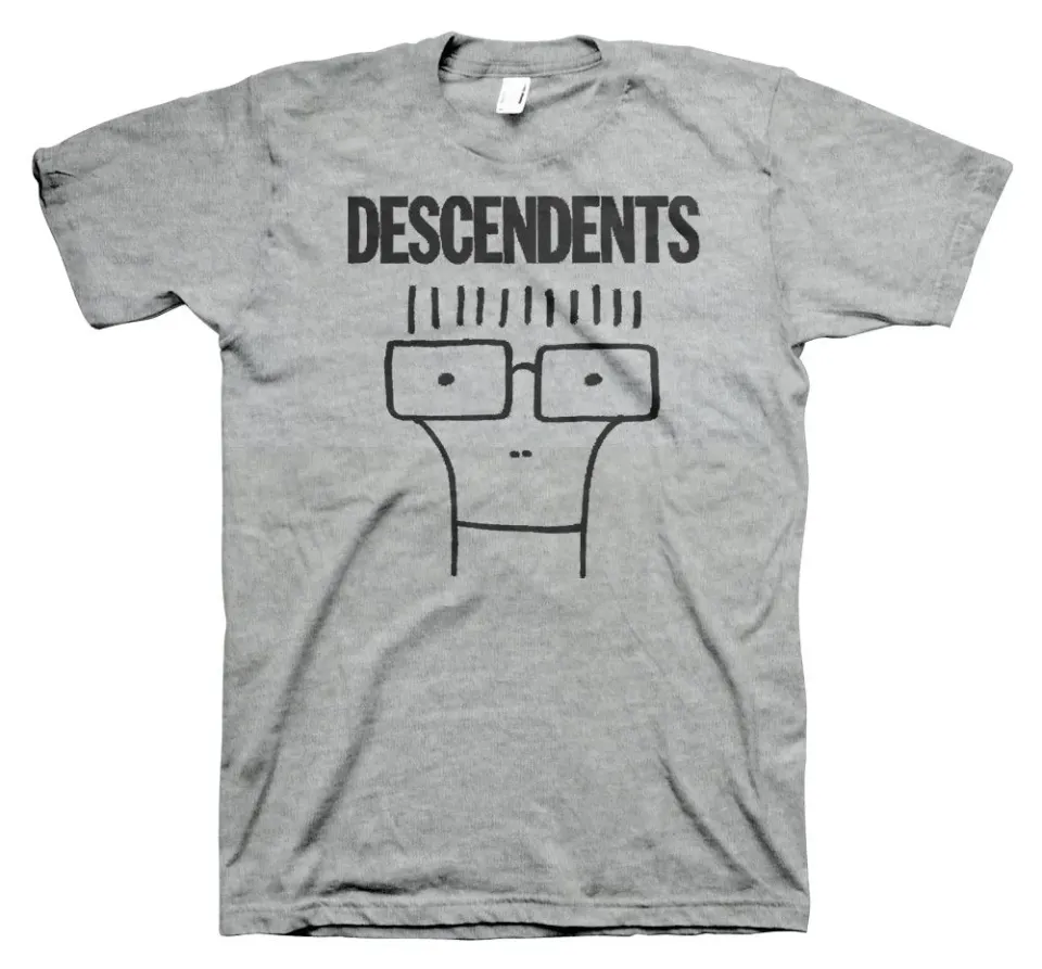 Descendents Classic Milo t-shirt heather gray katoen