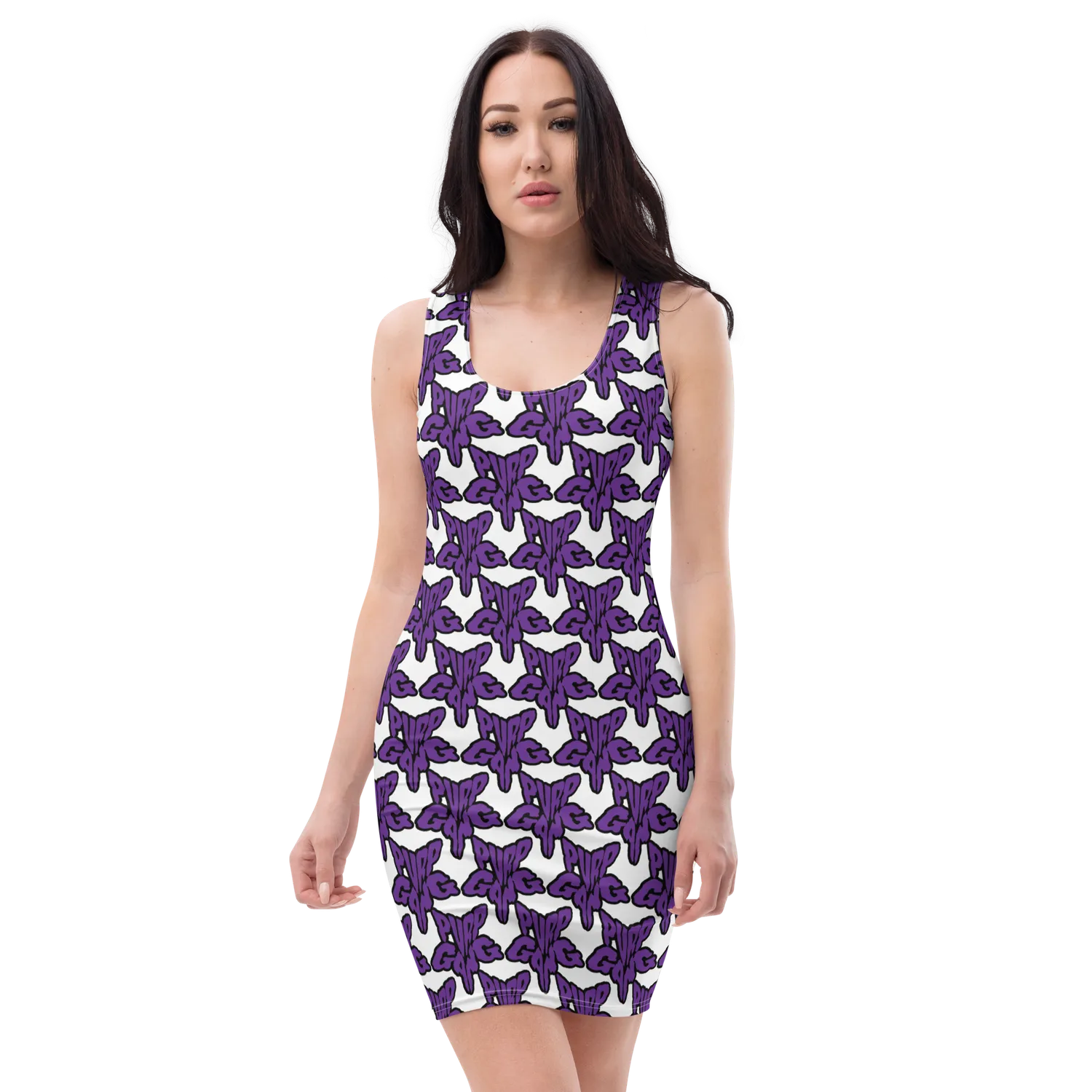Razel Purp Gang Rock Star Classy jurk stretch