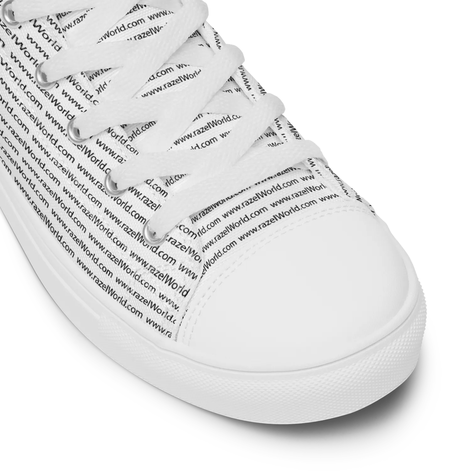 Razel High Top sneakers canvas zwart-wit