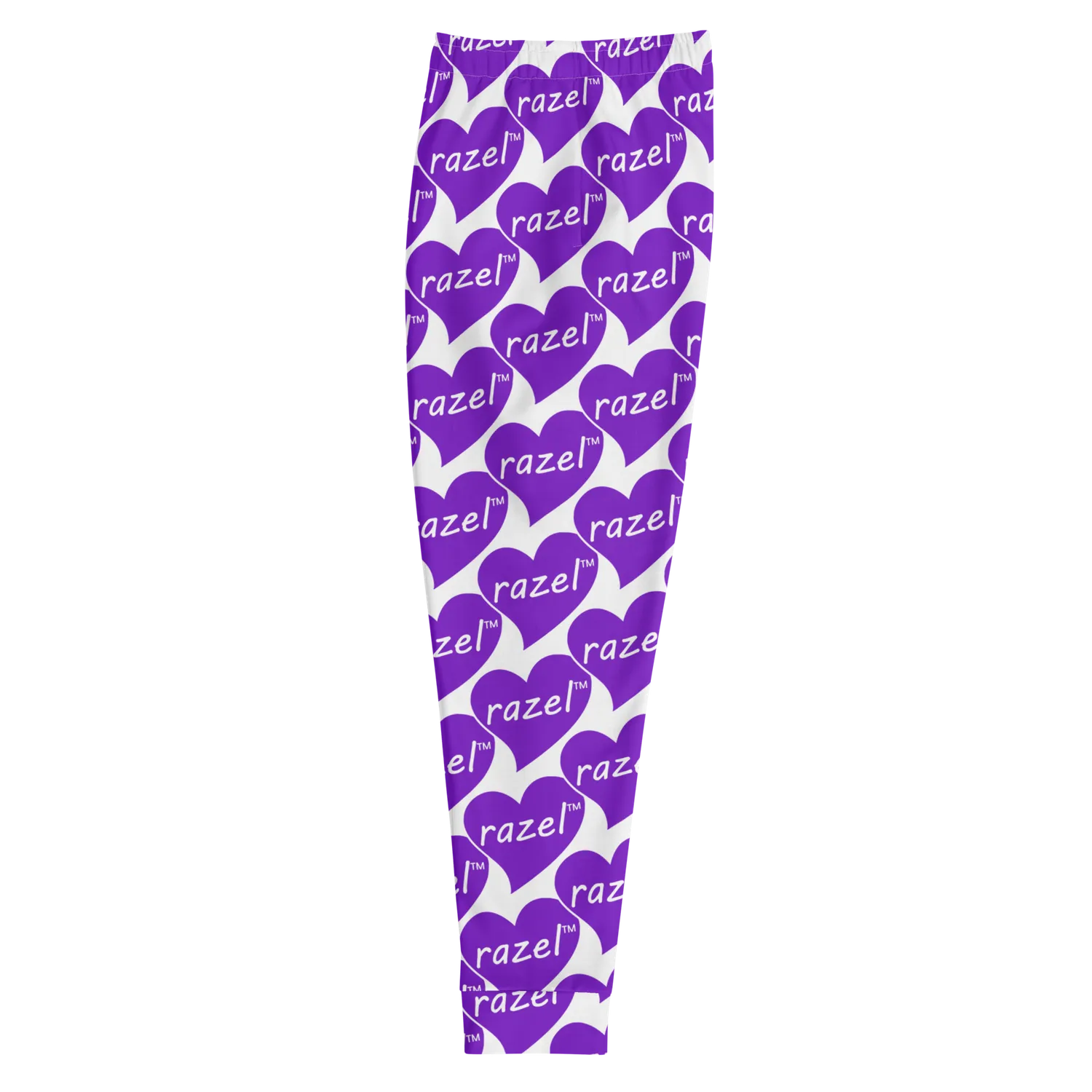 Razel Purple Hearted Motif joggingbroek heren slim fit