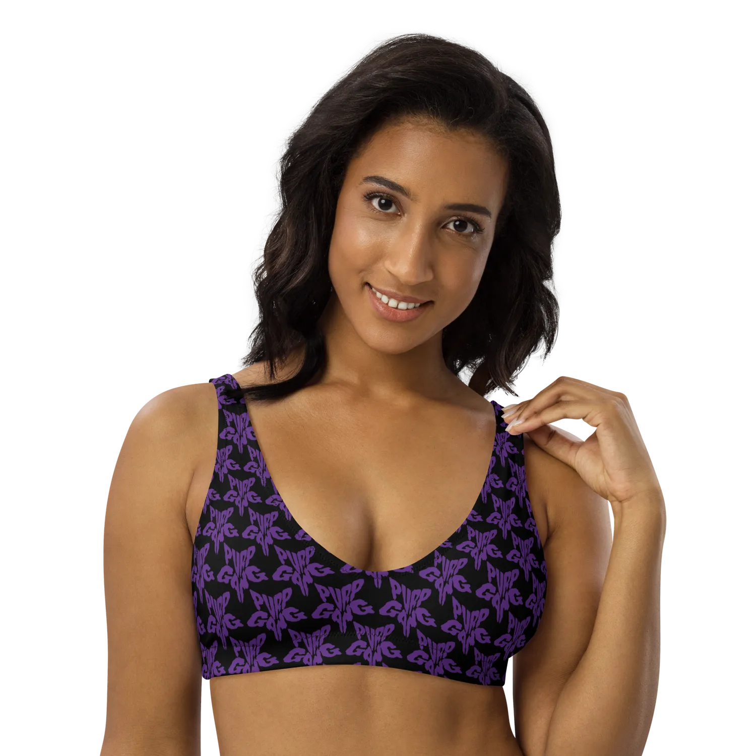 Razel Purp Gang Rock Star bikinitop padded