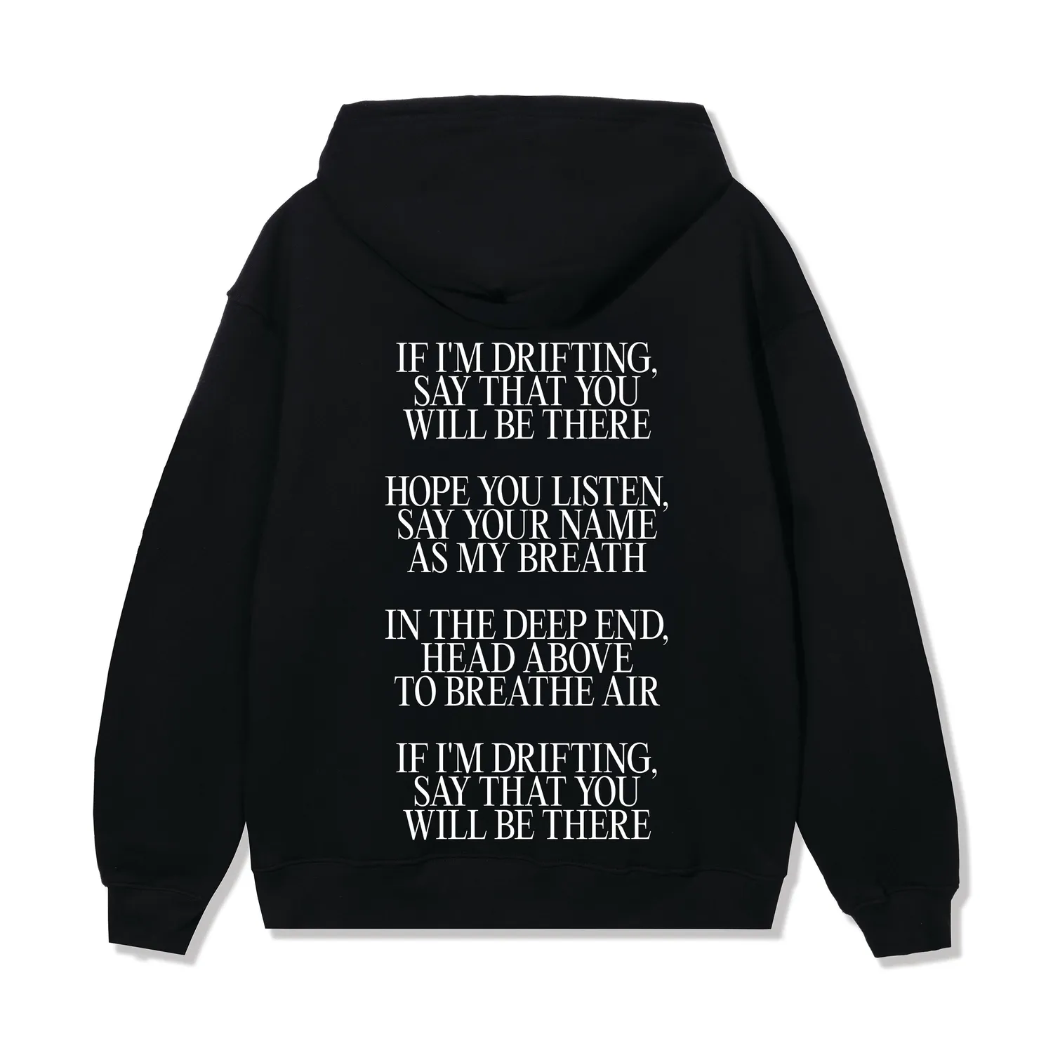 Tiësto Prismatic Red Rocks hoodie zwart oversized