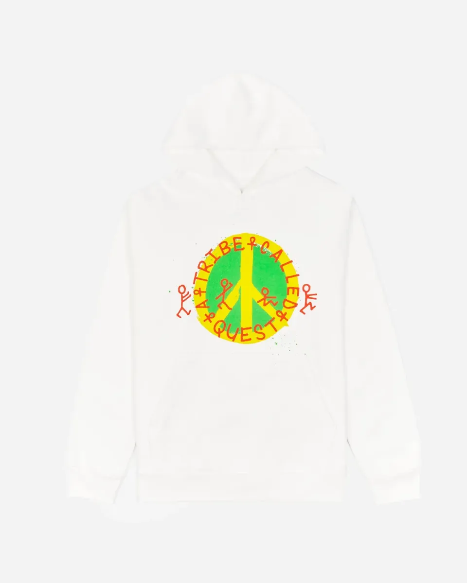 Tribe Called Quest Peace Prosperity Paper Hoodie zwart