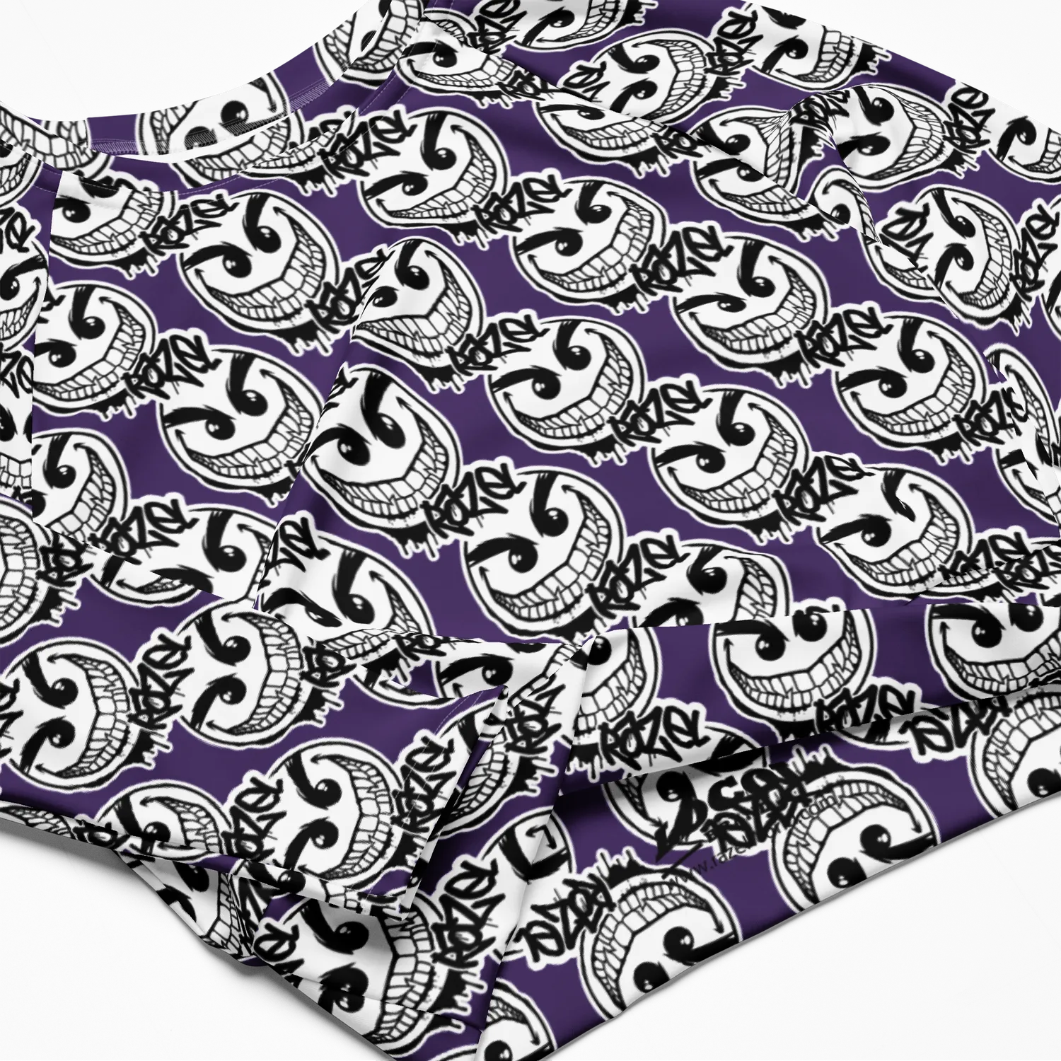 Razel Gang Drip Face Crop Top lange mouw UPF50