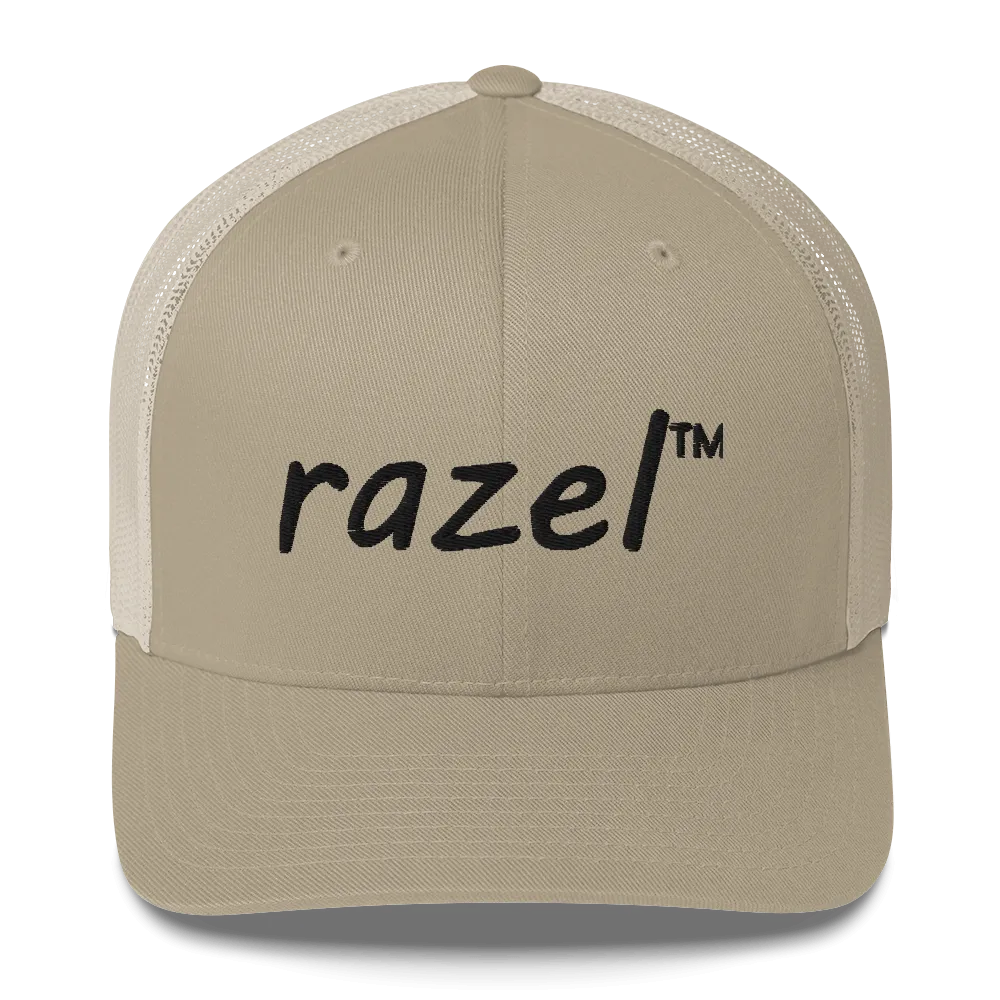 Razel Trucker Pet Zwart katoen verstelbaar