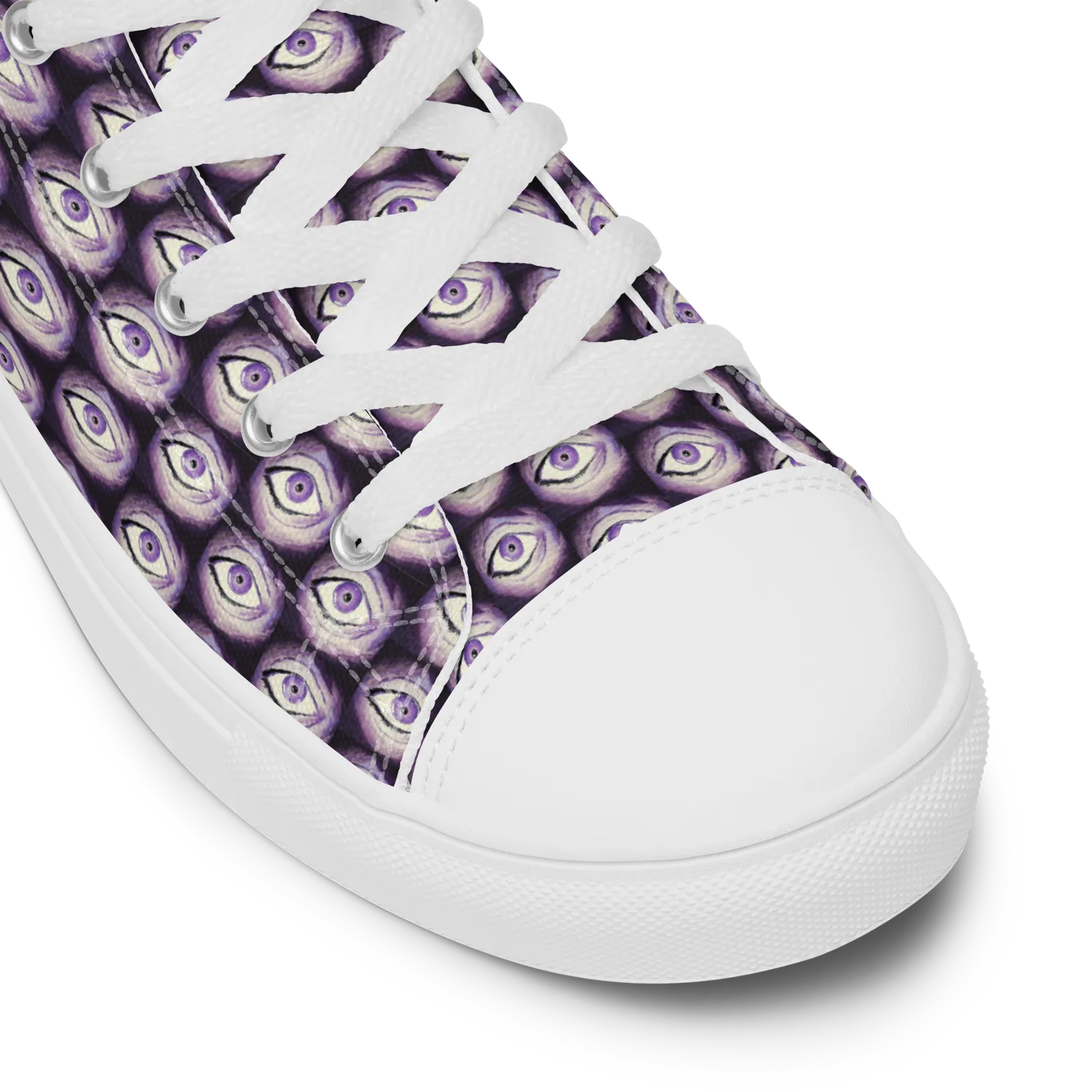 Razel Thousand Eyes Motif high top sneakers canvas