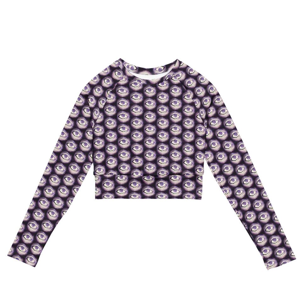 Razel Thousand Eyes croptop lange mouw maat M