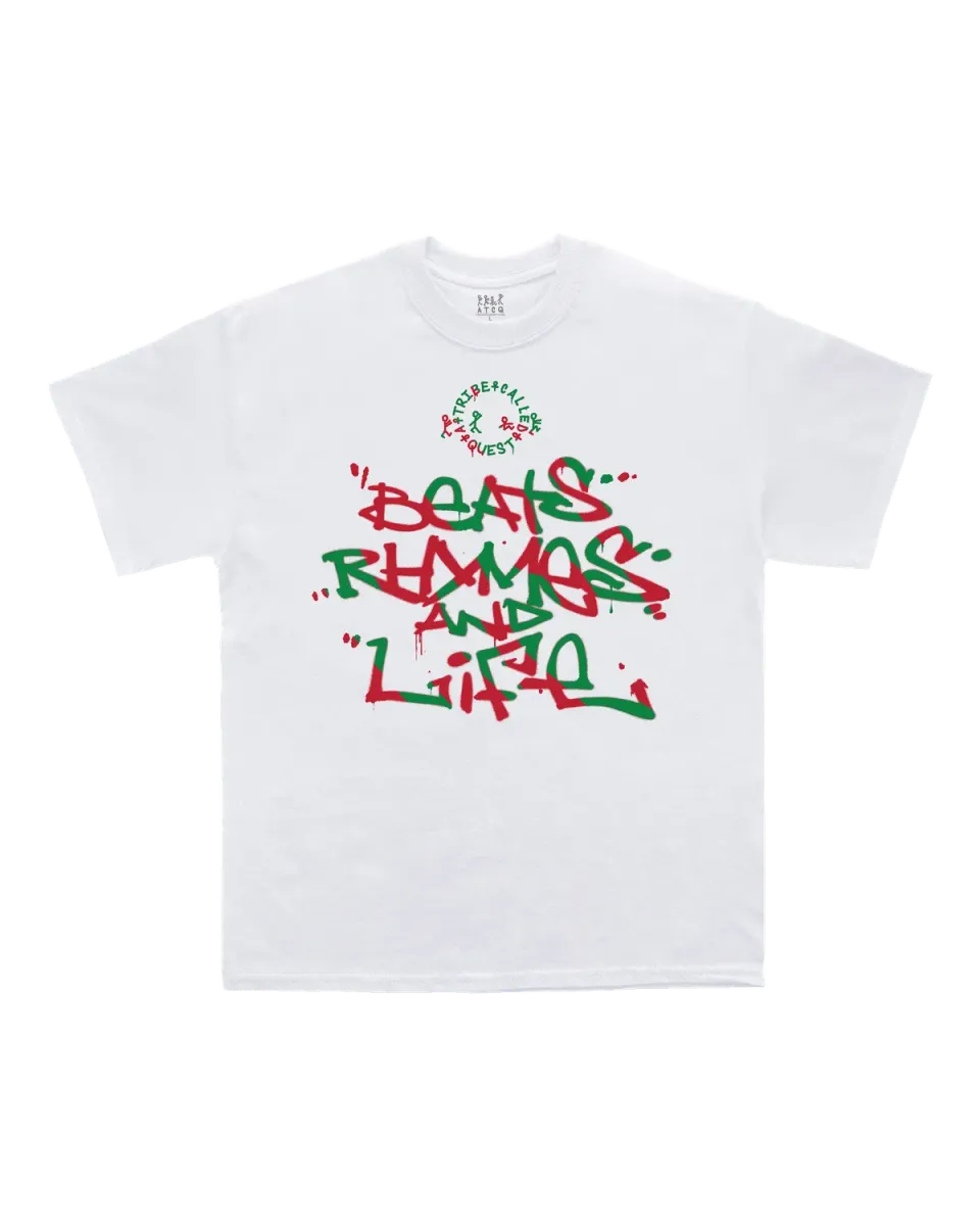 Tribe Called Quest Beats Rhymes Life T-shirt wit heavyweight