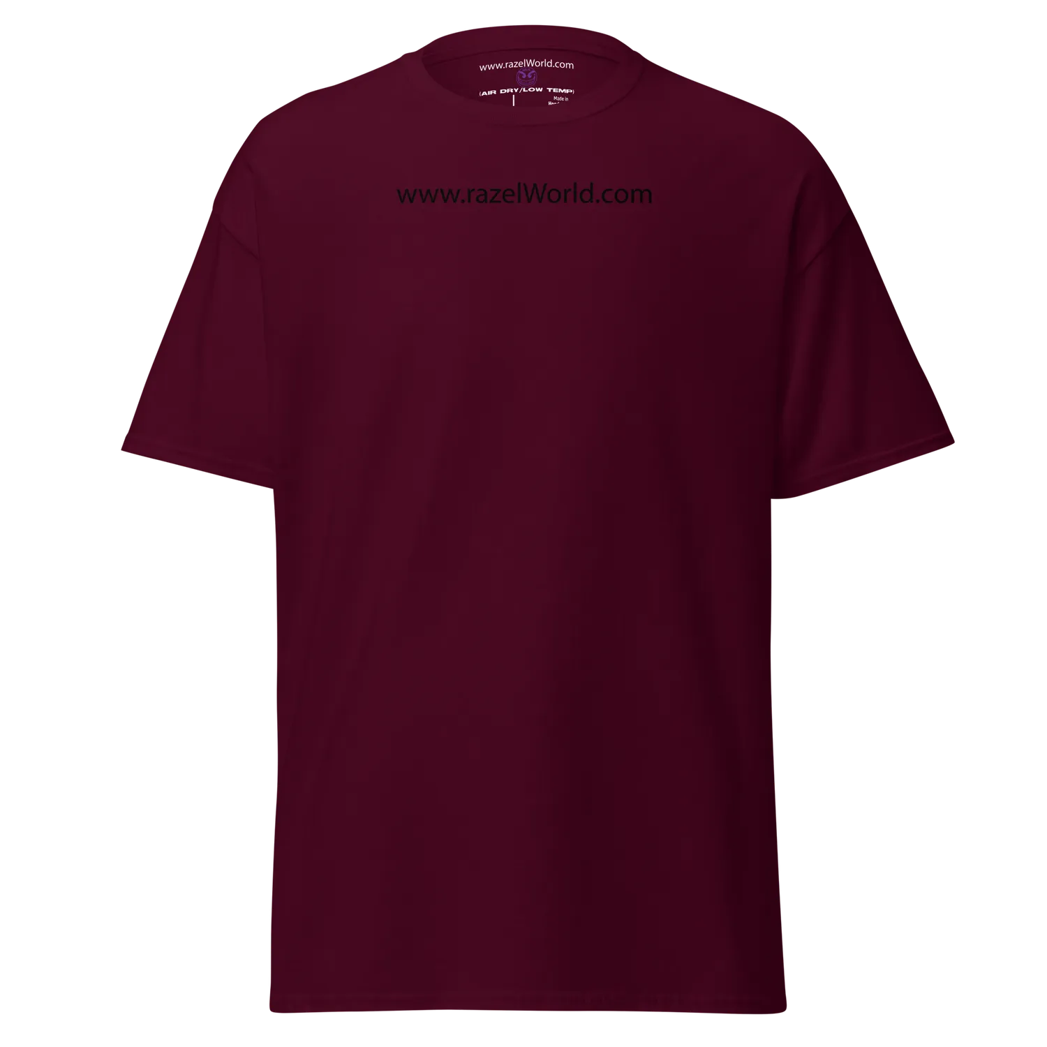 Razel www.razelWorld.com Centered Chest T-shirt zwart katoen