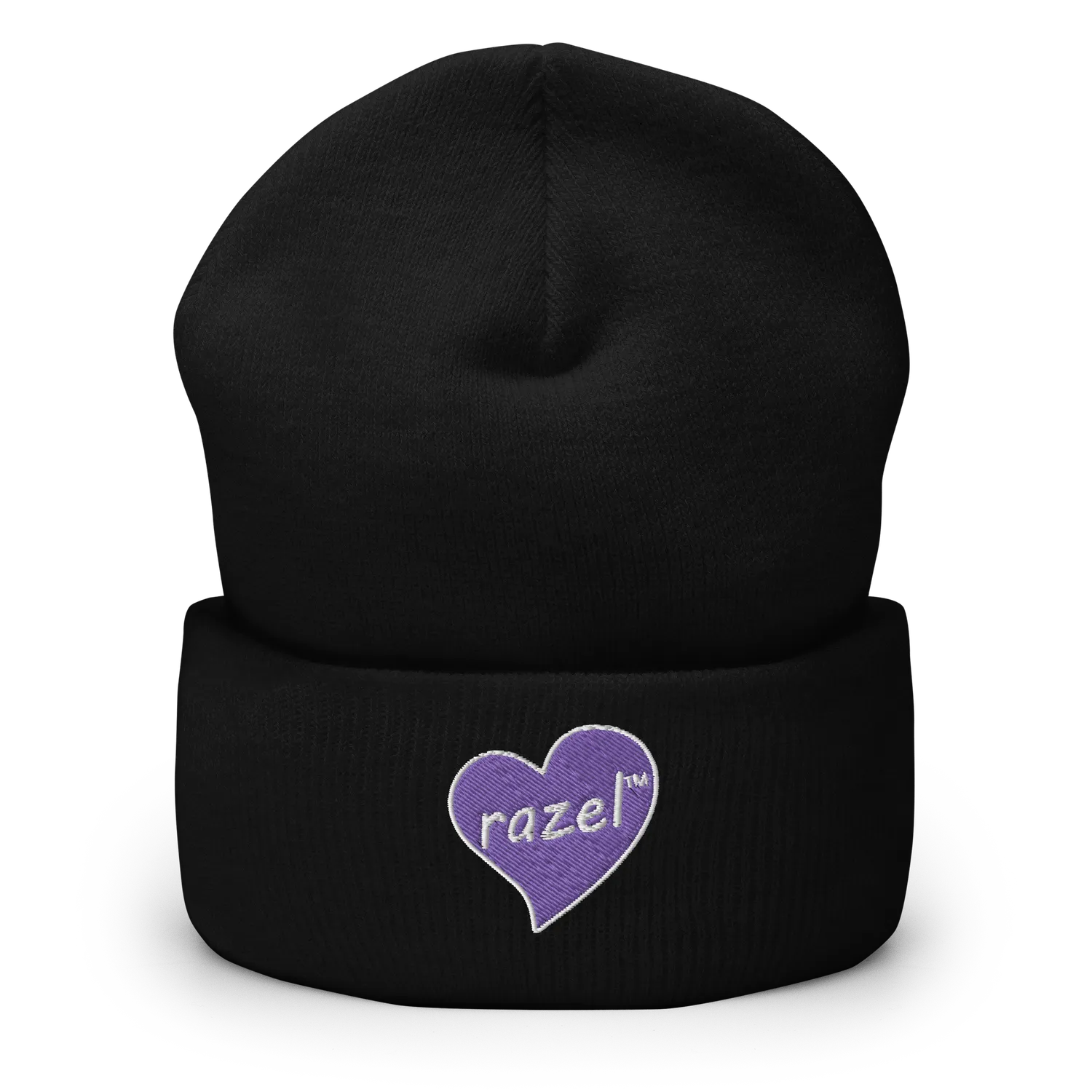Razel Purple Hearted muts zwart unisex