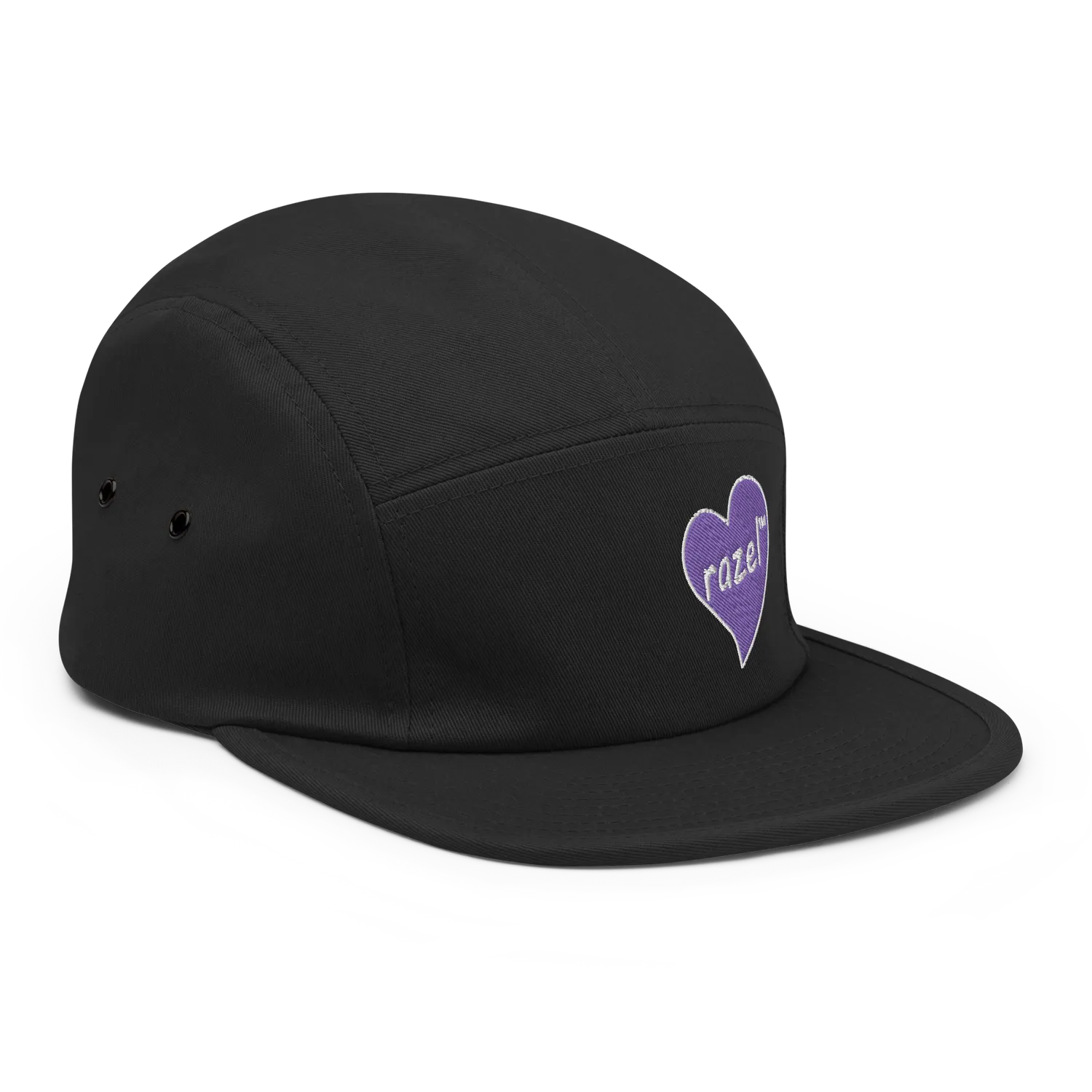 Razel Purple Hearted 5-Panel Pet katoen