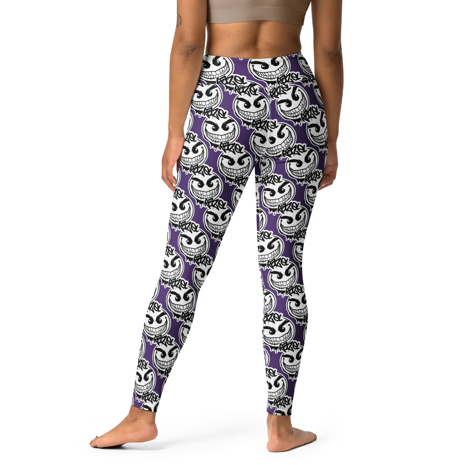 Razel Gang Drip Face Motif legging maat M stretch