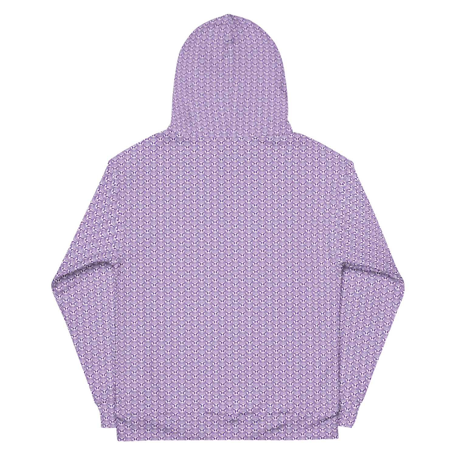 Razel Face Motif hoodie unisex met fleecevoering