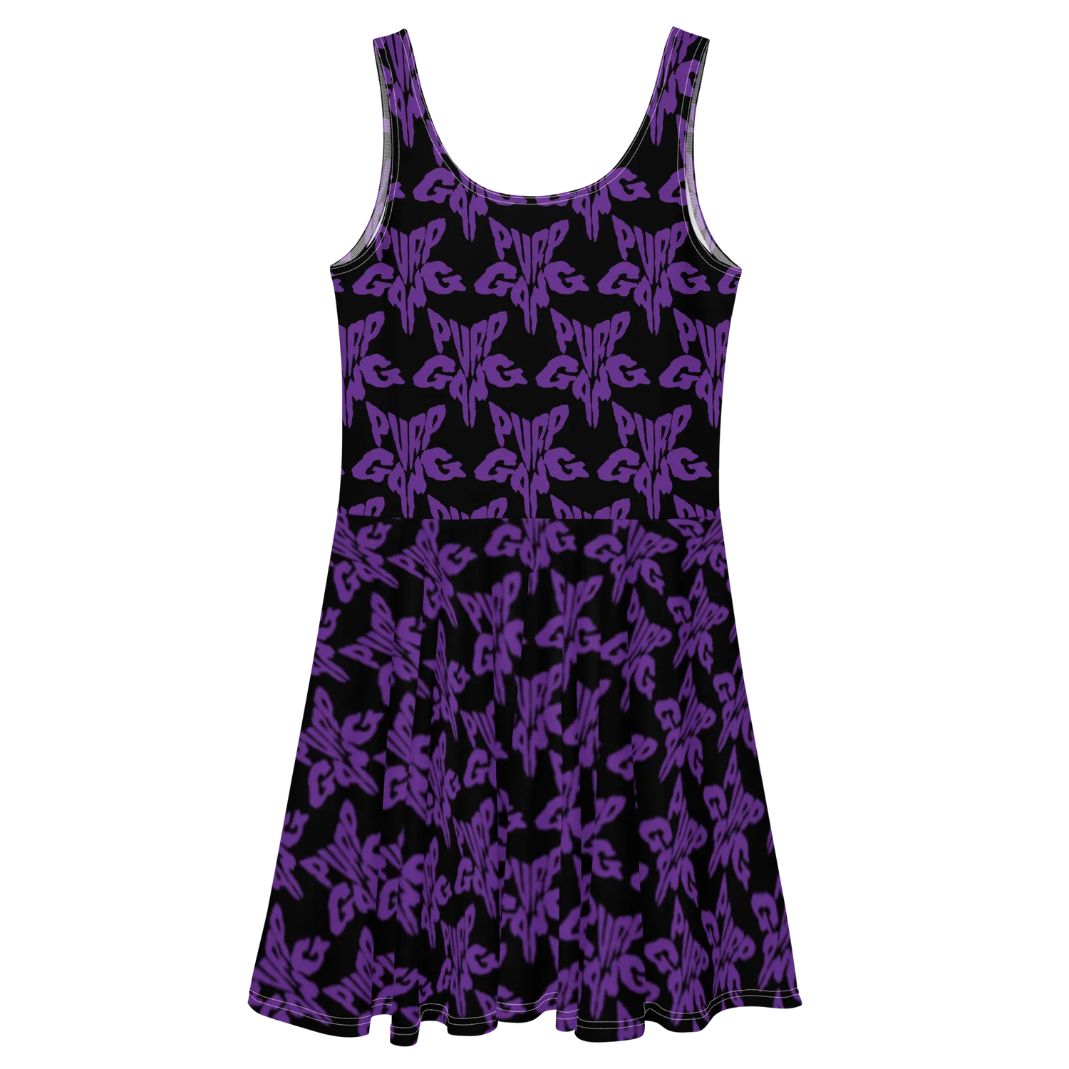 Razel Purp Gang Rock Star zomerjurk flare XS-3XL
