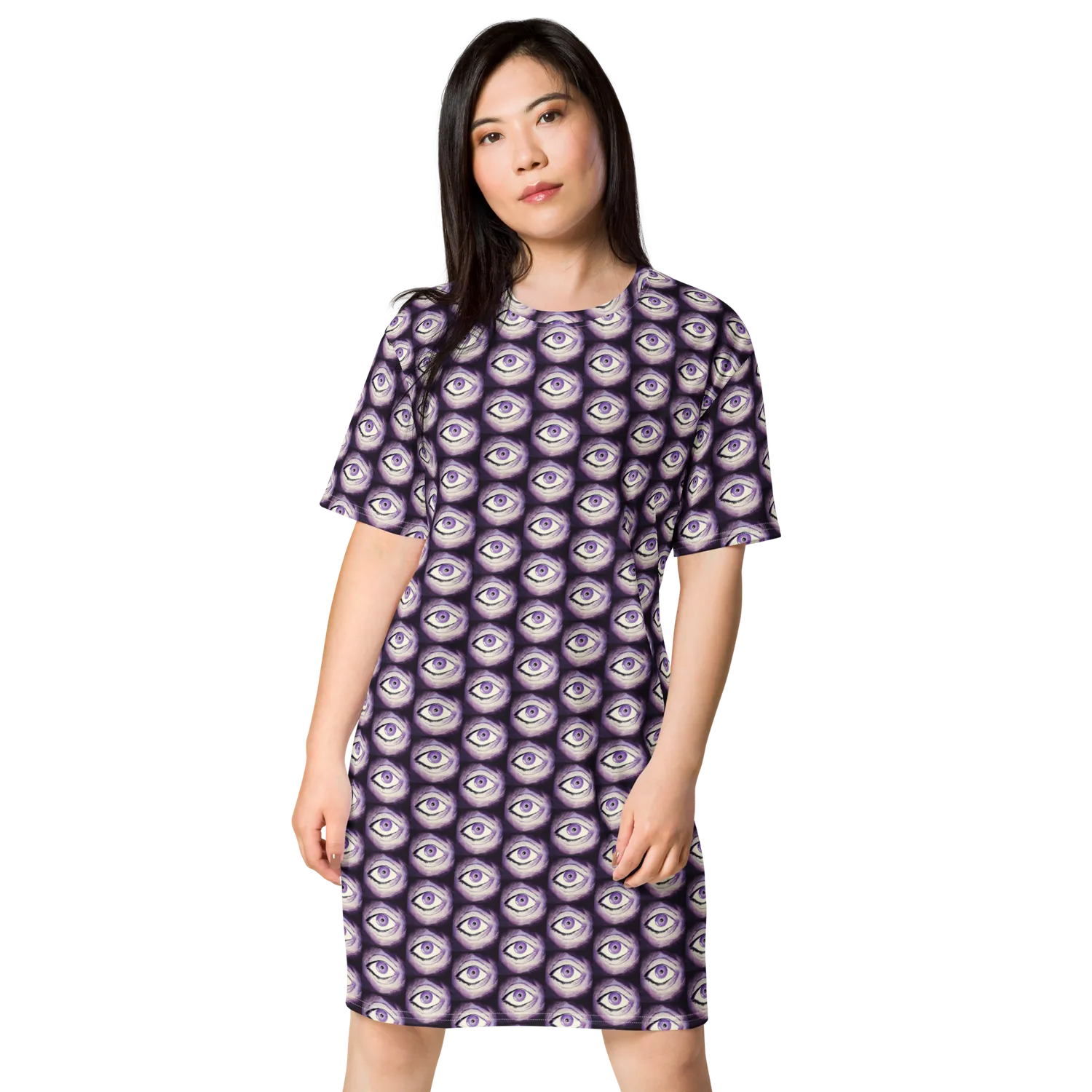 Razel Thousand Eyes T-shirt jurk oversize maat M