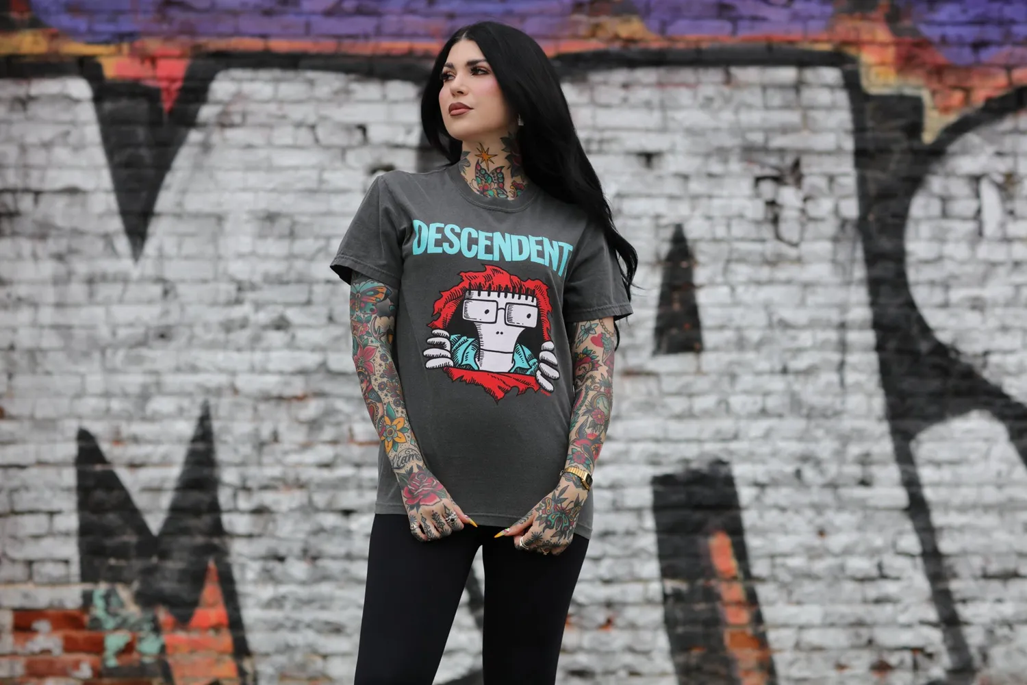 Descendents Milo Ripper T-shirt Pepper katoen
