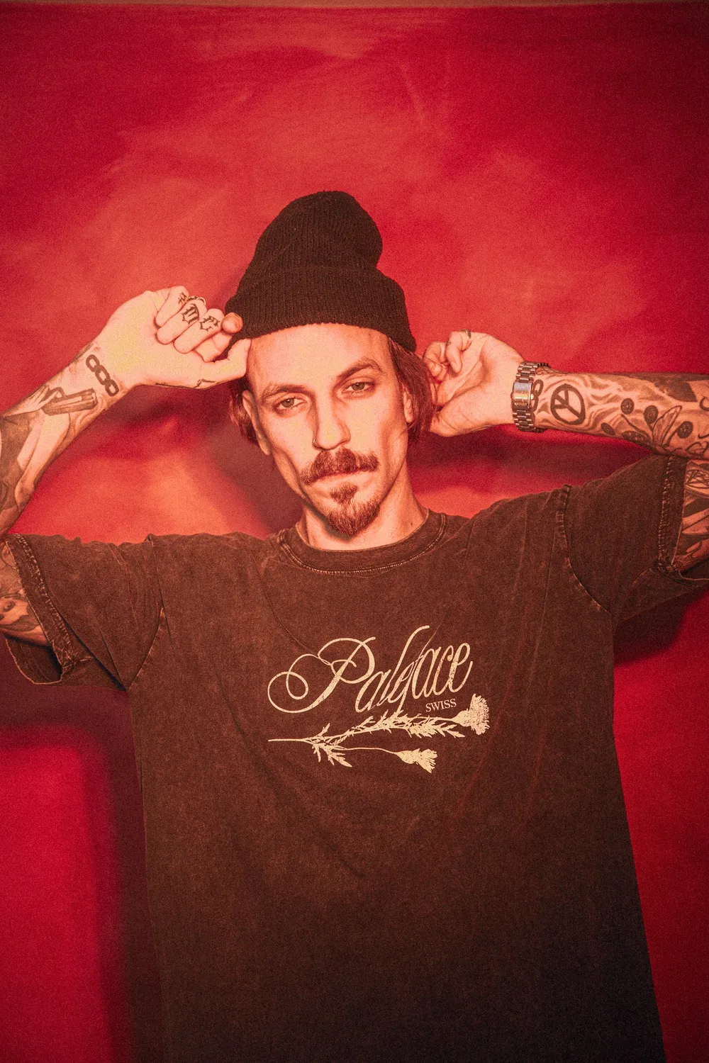 Paleface Swiss Everything is Fine shirt acid washed