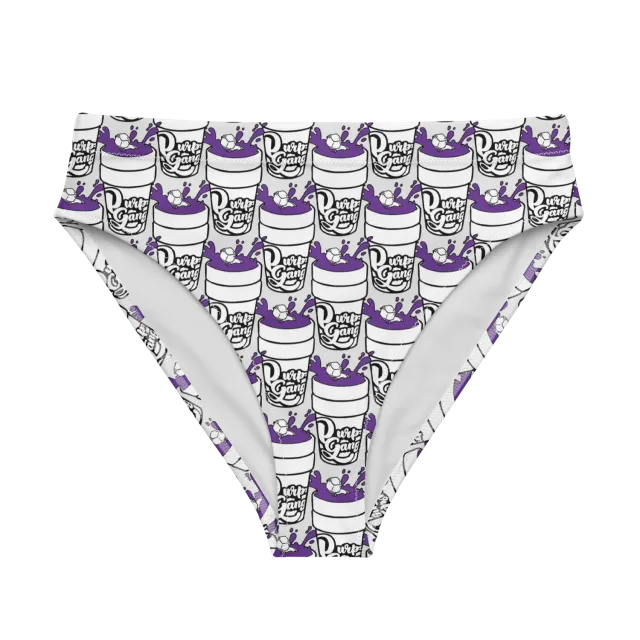 Razel Purp Gang Double Cup Bikini Broekje high waist