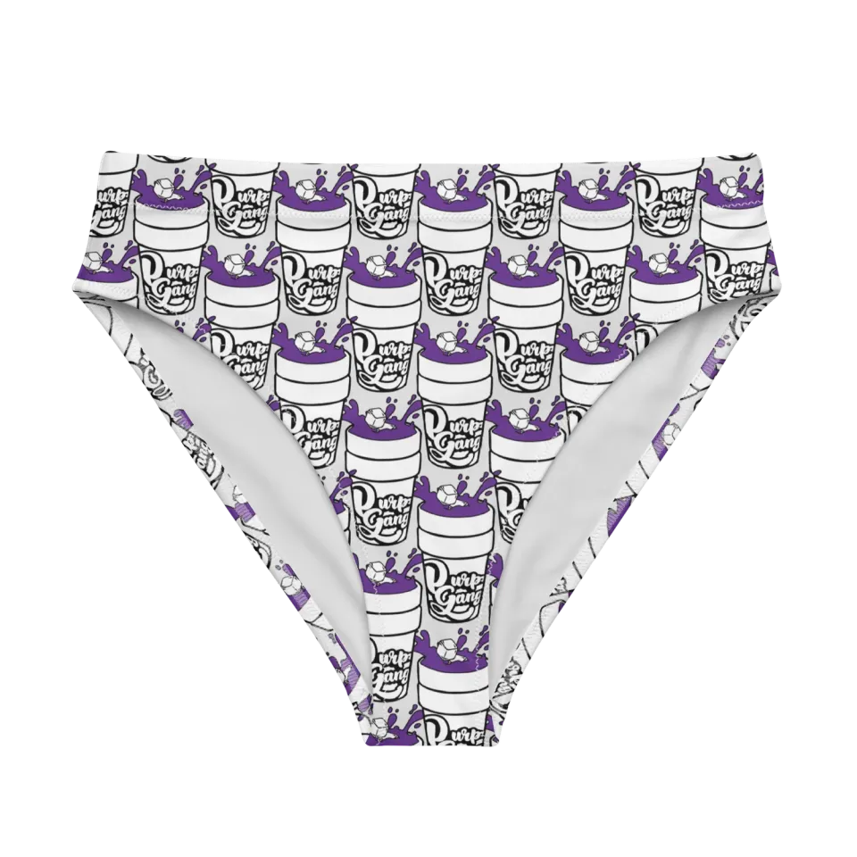 Razel Purp Gang Double Cup Bikini Broekje high waist
