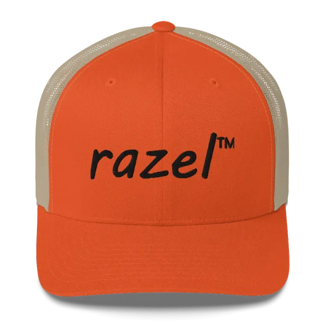 Razel Trucker Pet Zwart katoen verstelbaar