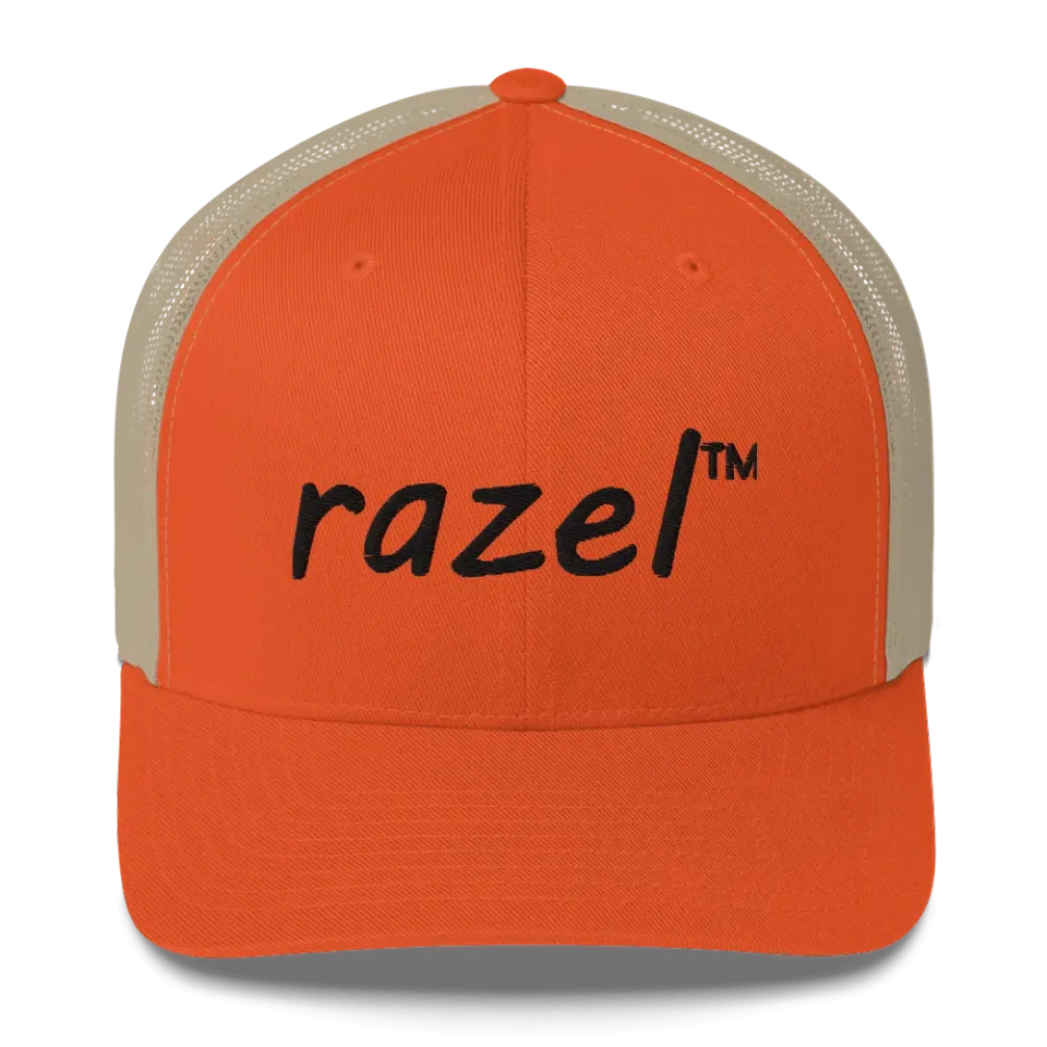 Razel Trucker Pet Zwart katoen verstelbaar