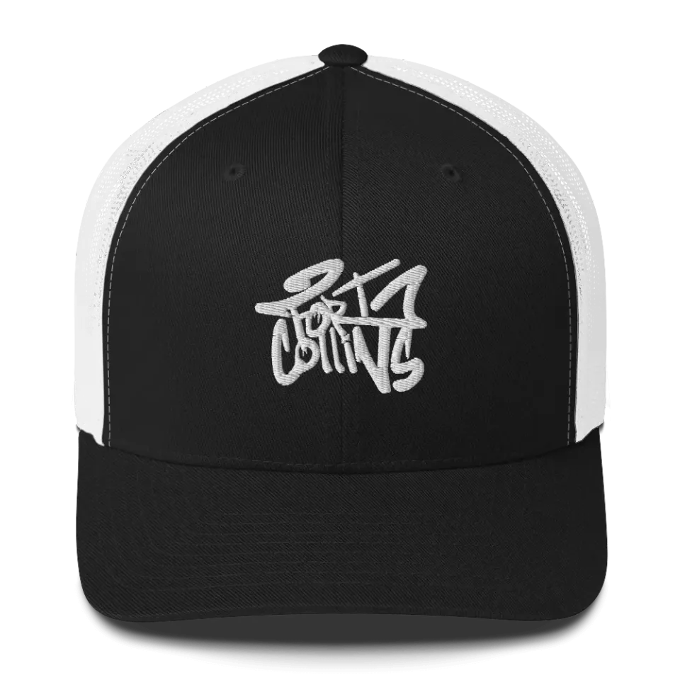 Razel Fort Collins trucker pet wit katoen