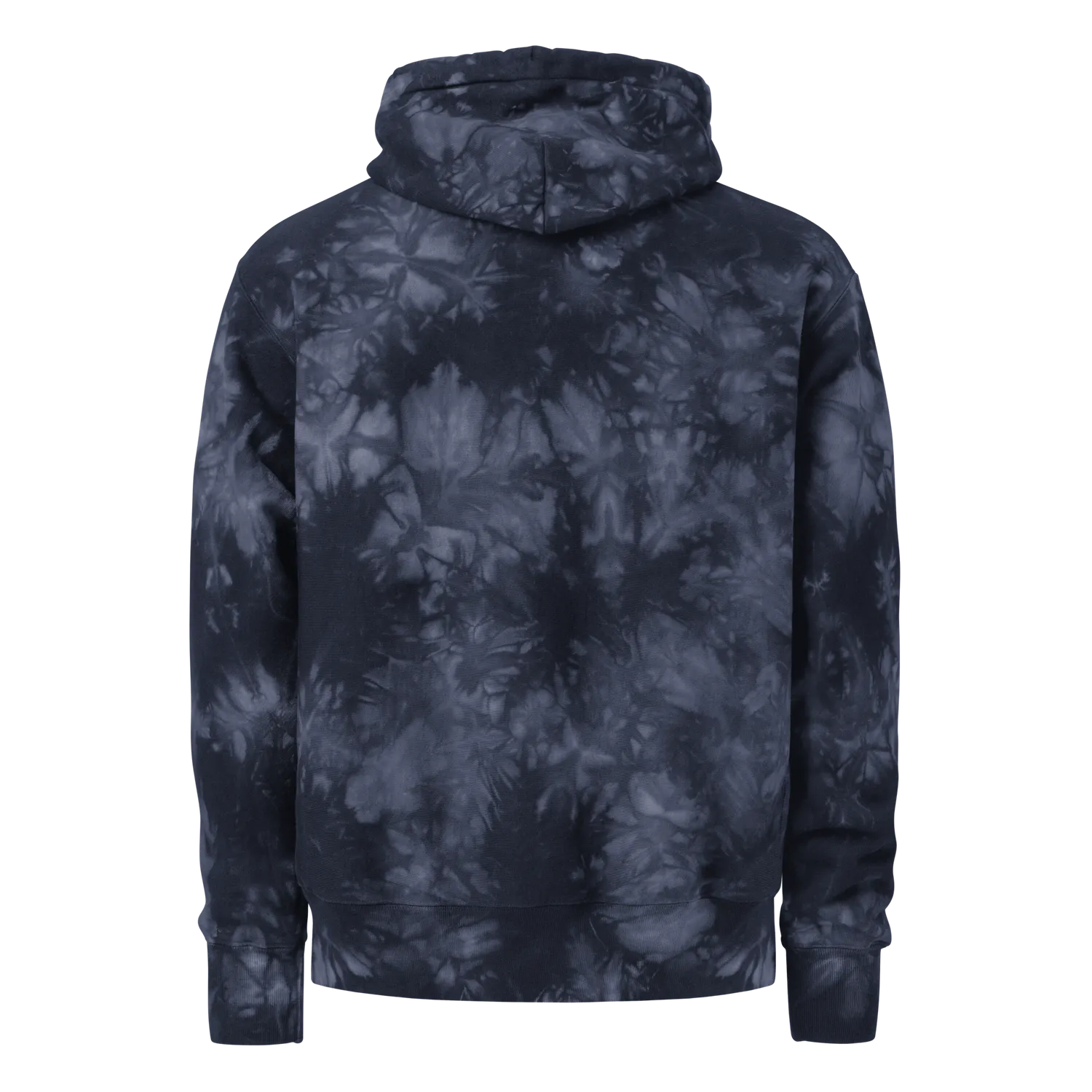 Razel Purp Gang Rock Star Champion Tie-Dye Hoodie zwart