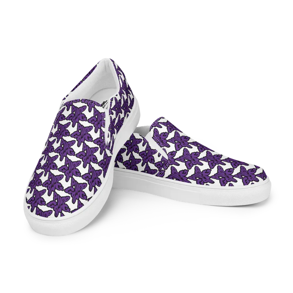 Razel Purp Gang Rock Star Slip-Ons canvas instappers