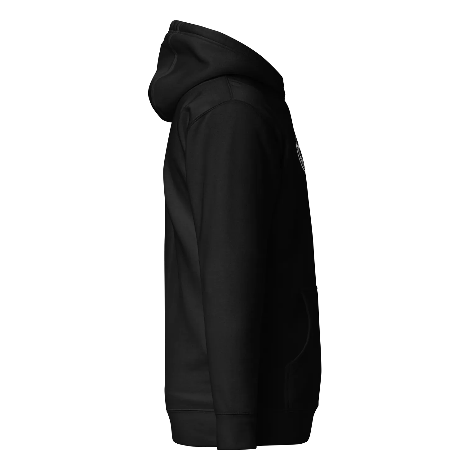 Razel Gang Drip Face Hoodie Inverted hoodie zwart katoen