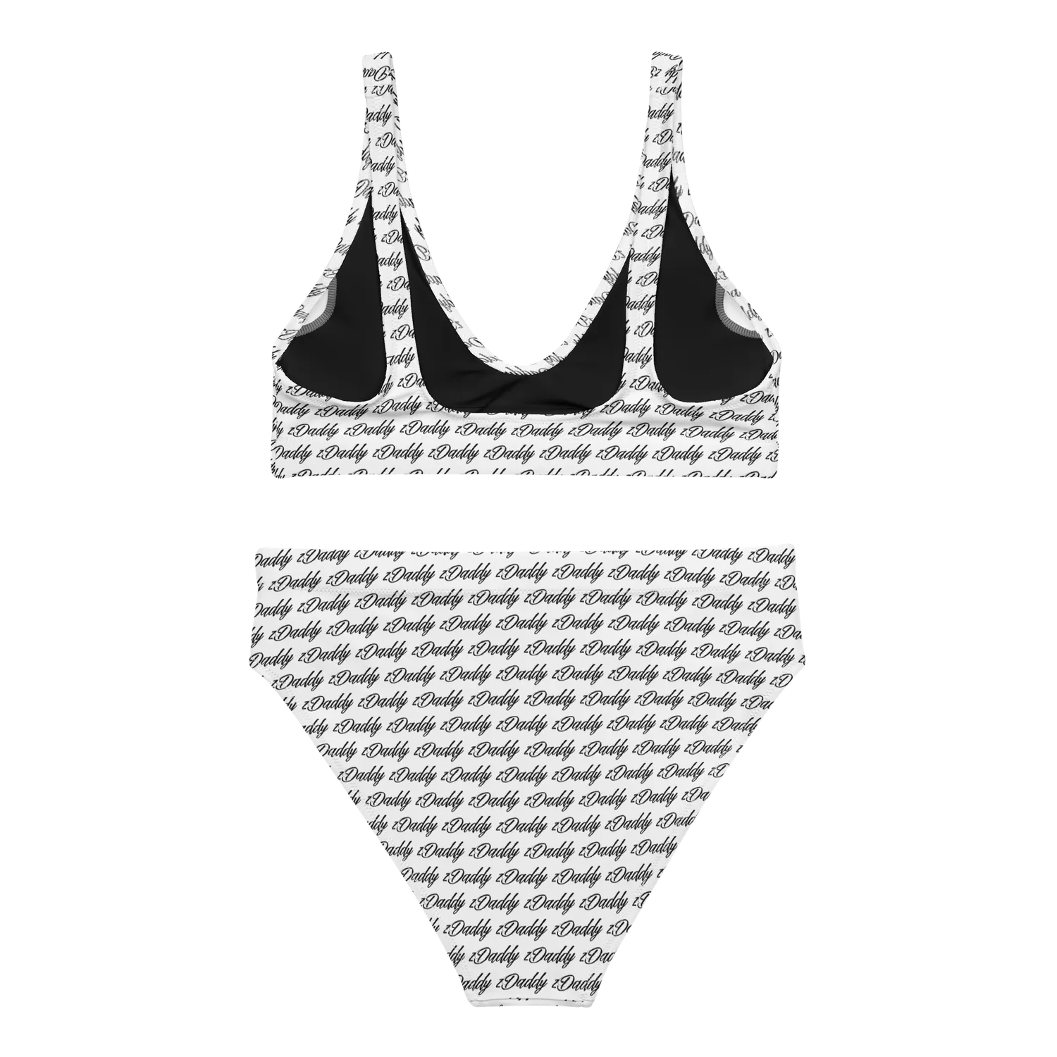 Razel zDaddy bikini tweedelig padded gerecycled zwart