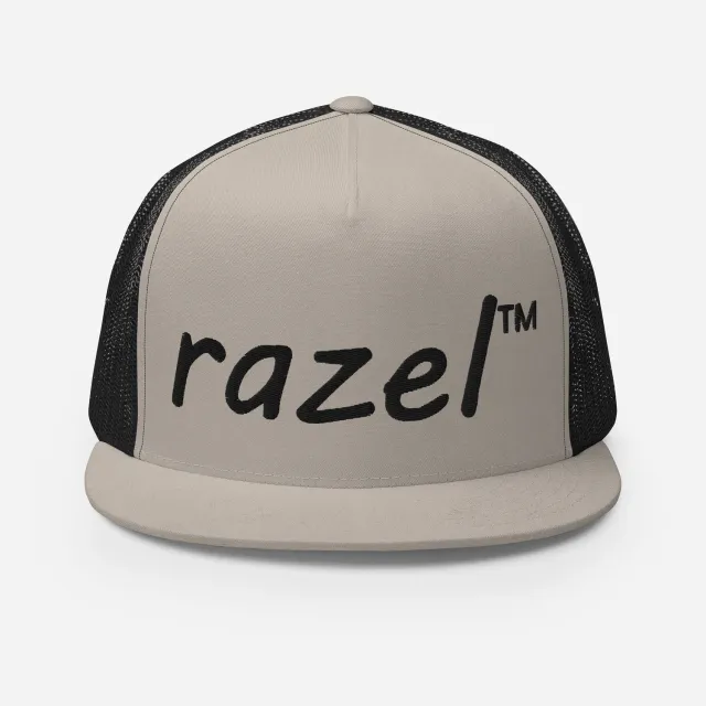 Razel Trucker Cap Zwart Snapback Katoen Pet