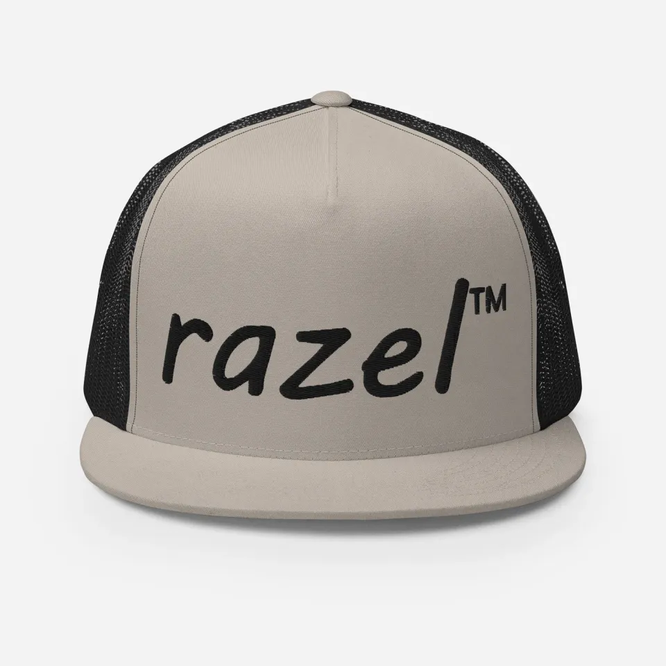Razel Trucker Cap Zwart Snapback Katoen Pet