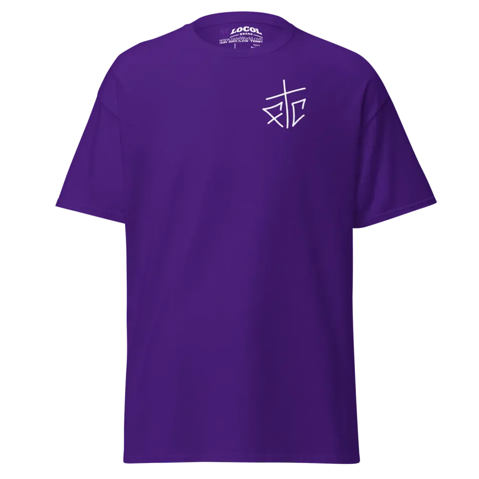 Razel White Tagged Ftc Fort Collins T-shirt wit katoen